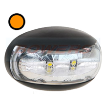 12v/24v Oval Amber LED Side Marker Lamp/Light FT-012Z